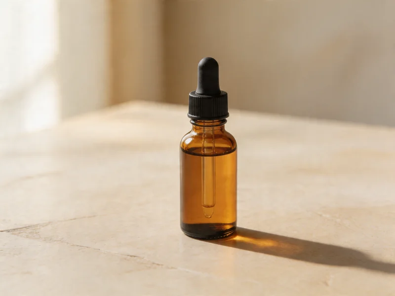 HolistaPet CBD bottle on a stone counter